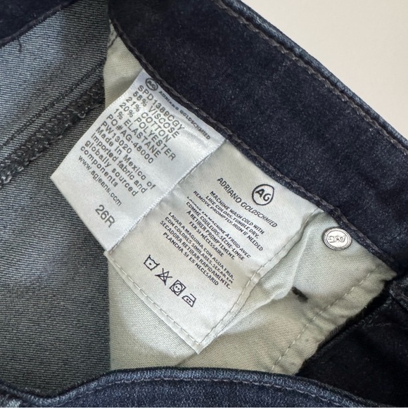 Adriano Goldschmied The Legging Ankle Dark Wash Skinny Stretch Jeans Women’s 26 - Picture 6 of 9